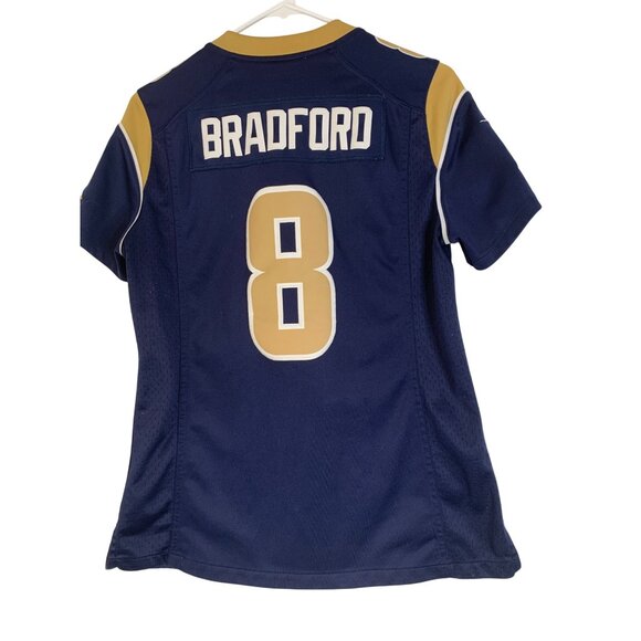 Nike NFL LA Rams #8 Bradford On Field Womens Jersey Navy Size M EUC - Picture 8 of 8
